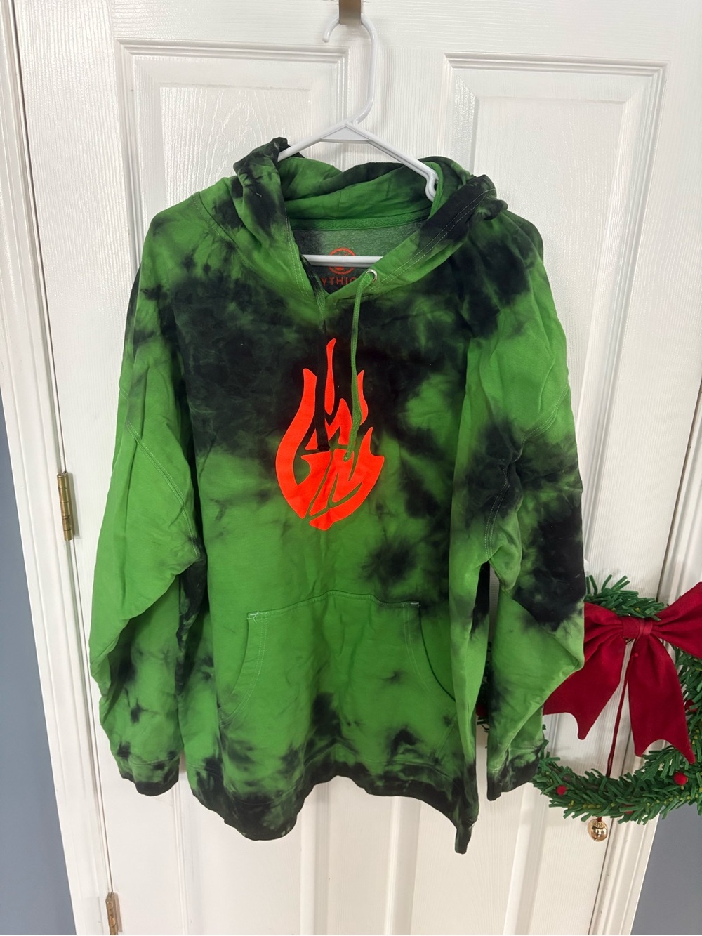GMM Good Mythical Morning Green Tie-Dye Pullover Hoodie NEW 4X
